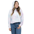 Load image into Gallery viewer, Nurse Tie-Dyed Cropped Hoodie
