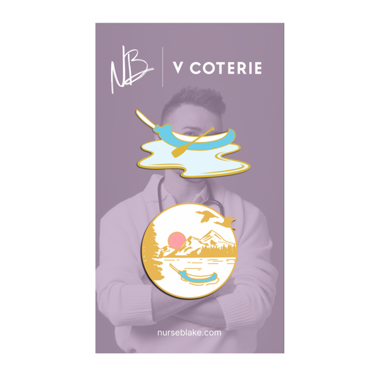 Cooter Canoe V Coterie Lapel Pin