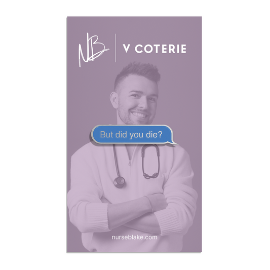 But Did You Die? V Coterie Lapel Pin