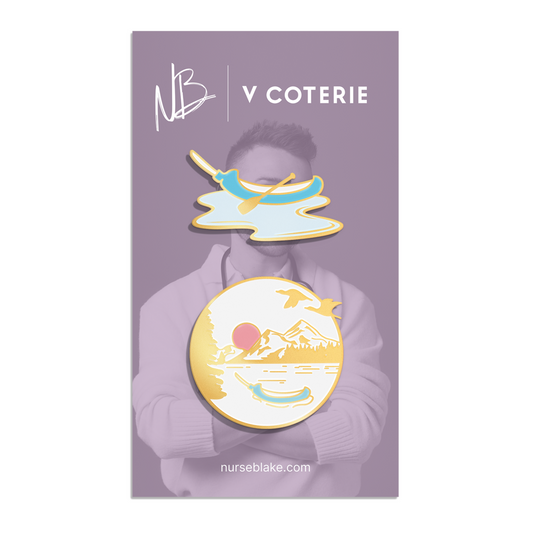 Cooter Canoe V Coterie Lapel Pin