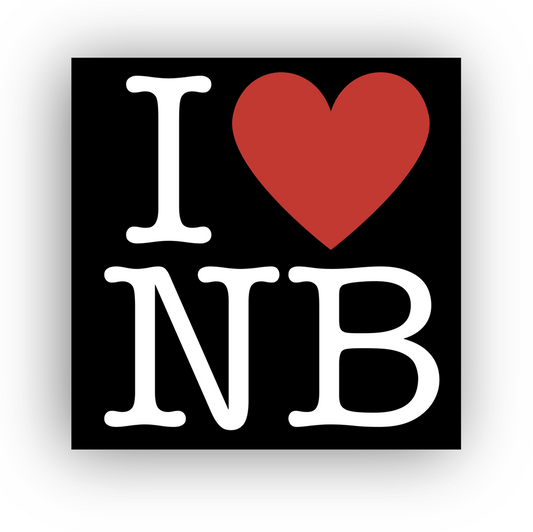 I Love NB Stickers