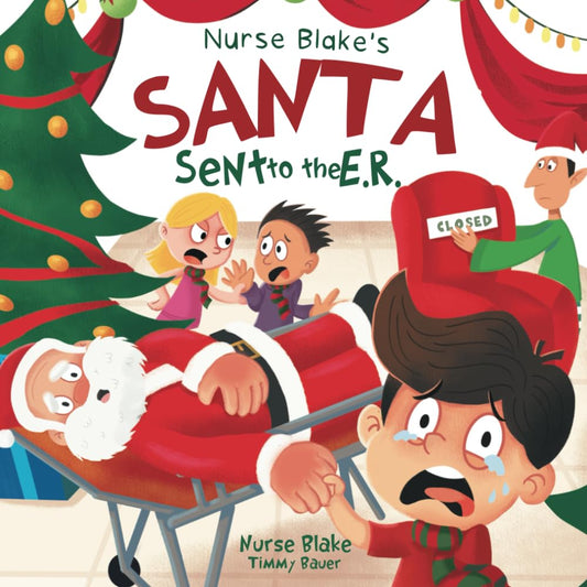 "Santa Sent to the E.R" Paperback Book